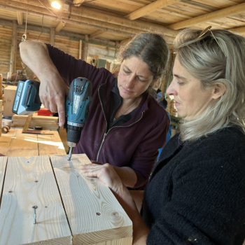 Praktischer Igelschutz am Betrieb: 25 neue Winterquartiere gebaut
